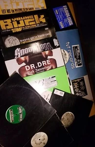 12 Vinyl Records Lot Snoop Dogg Dr. Dre G Unit Young Buck Rap Hiphop Hits 2000 - Picture 1 of 24