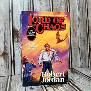 Lord of Chaos (Wheel of Time Book 6) by Robert Jordan 1995 1st Edition MMPB - Imagen 1 de 11