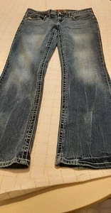 Maurices boot cut leg denim jeans, junior women's, size 11-12,Reg tall - Picture 1 of 7