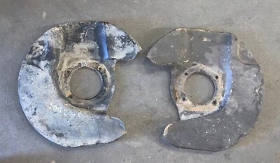 Set of Front Brake Backing Plates off Datsun 280Z. 240Z. 260Z.  —T2-5 - Image 1 of 4