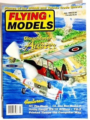 FLYING MODELS magazine  July 1998  pre-owned - Image 1 of 2