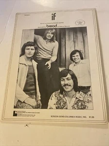 If Sheet Music 1971 Bread Excellent Condition - Picture 1 of 4