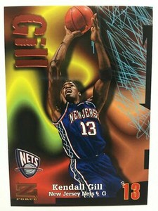 1997-98 Skybox Z-Force - Kendall Gill - New Jersey Nets - #136