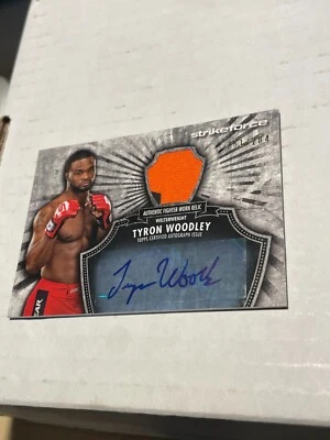Tyron Woodley 2012 Topps UFC Bloodlines novato automático ex campeón no. /284 FAR-TW Foto 1 de 2