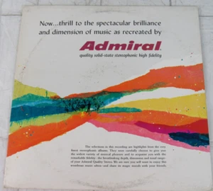 Admiral Demonstration Record, Vinyl Records LP - Picture 1 of 2