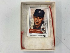 1990-92 R&N CHINA WHITEY FORD 1953 TOPPS #207 PORCELAIN ROOKIE REPRINT YANKEES