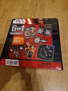 Star Wars 6 in 1 Games by Wonder Force(2015) 6 Years + - Picture 1 of 4