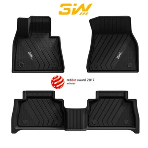 3W Car Floor Mats for BMW X2 X3 X4 X5 X6 X7 3 5 Series iX All Weather Custom Fit - Picture 1 of 96