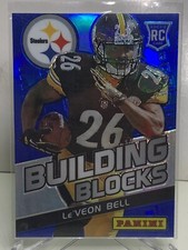 Leveon Bell 2013 Panini Prizm Building Blocks #13 Blue Prizm Rookie Card