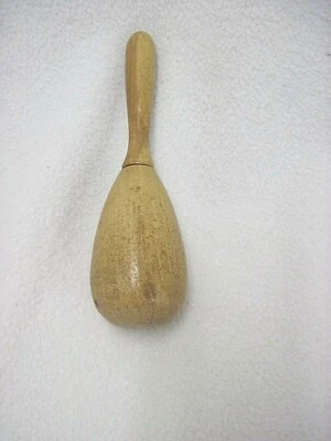 VINTAGE WOODEN DARNING TOOL-MAKER UNKNOWN (6”) - Image 1 of 3