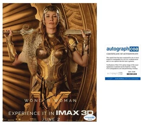 Foto ACOA firmada por Connor Nielsen “Wonder Woman” AUTÓGRAFO ‘Hippolyta’ 10x8 - Imagen 1 de 3
