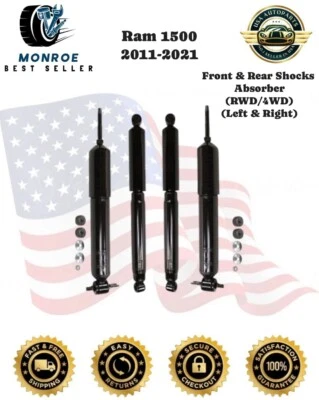Amortiguadores delanteros y traseros originales Monroe para Ram 1500 2x2/4x4 2011-2021 Foto 1 de 4