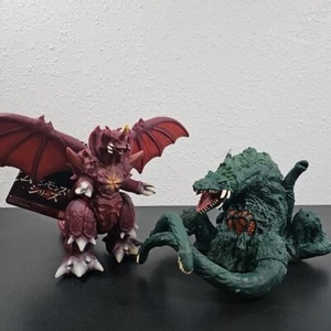 Juego de 2 figuras de vinilo de juguete de destructor Bandai Godzilla - Imagen 1 de 5