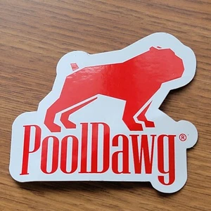 2 1/2" Pool Dawg Vinyl Sticker 2025 Red - Picture 1 of 2