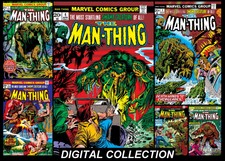 THE MAN THING VOL1 - 5 + EXTRAS  / 55 COMICS  IN DIGITAL