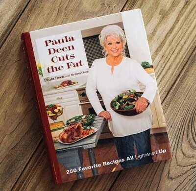 Paula Deen Cuts the Fat ~ Paula Deen & Melissa Clark Autographed / Signed 1st Ed Foto 1 de 4