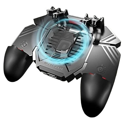 Game Controller Smartphone Gaming mit Lüfter 4 Trigger für PUBG iOS Android - Bild 1 von 4