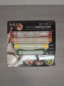 MIU 4 Piece Silicone Baking Mats, Baking Sheet, Silicone Mat, Microwave & Oven - Picture 1 of 2