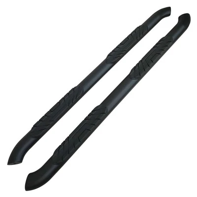 Titanio negro 4 pulgadas ovalado doblado con almohadillas Step Nerf Bar para Silverado/Sierra Ext 07-19 Foto 1 de 3