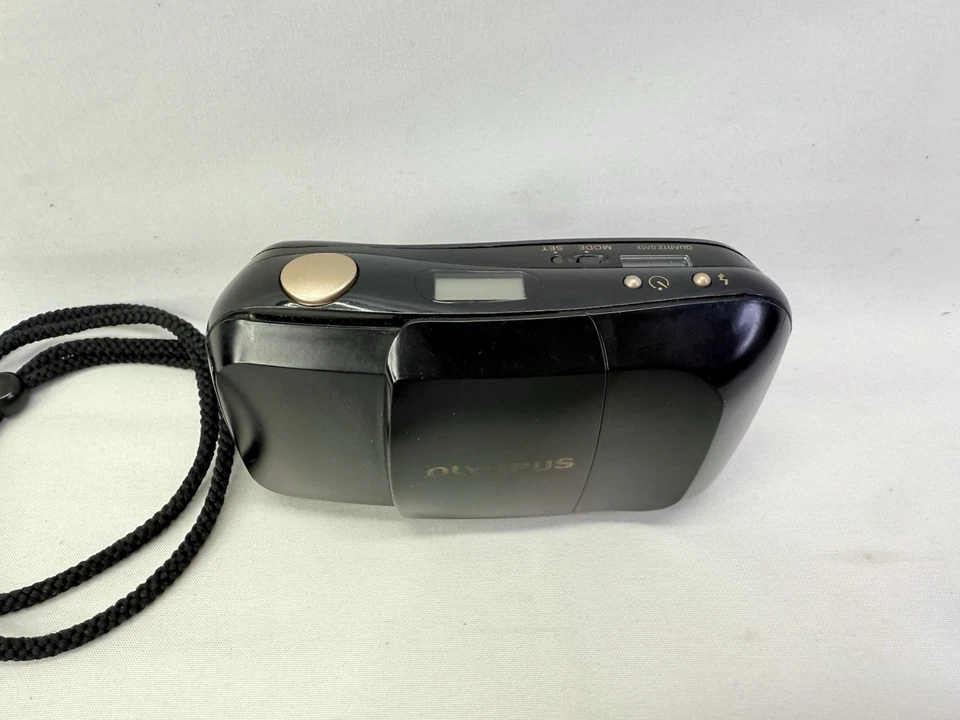 Olympus Stylus 35mm AF 1:3.5 Point Shoot  Camera Black- FOR PARTS ONLY - Image 1 of 4