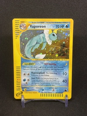 Vaporeon Skyridge Rare Holo H31/144 Pokemon Card 2003 HP - Image 1 of 4