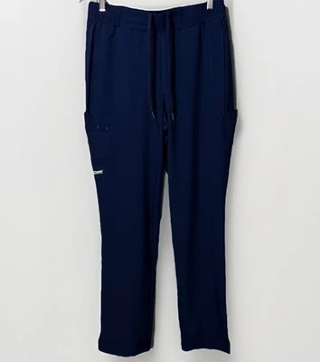 NWT Grey’s Anatomy Barco Women’s Scrub Pants Indigo/Navy Medium Tall Tapered - Image 1 of 4