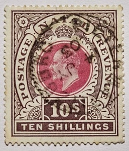 SOUTH AFRICA NATAL EVII CLASSICS 1902 10s Very FineUsed. €75. SG141 - Imagen 1 de 2