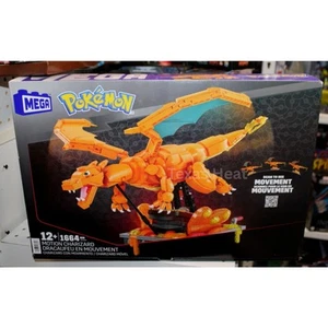 MEGA Pokemon Charizard Building Kit with Motion - 1664 Teile NEU SEALED - Bild 1 von 2