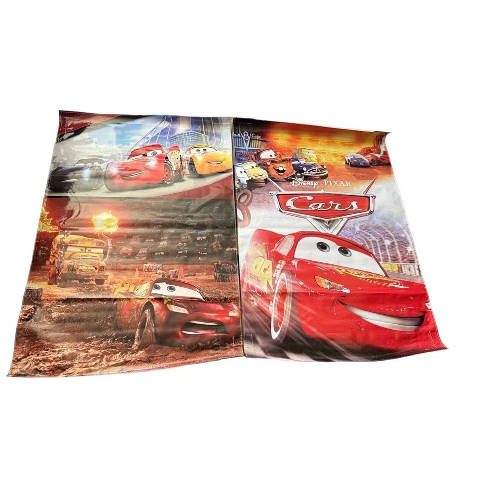 Disney Pixar Cars Lot Of 2 Characters Party Banners For Jumpers Bounce House - Image 1 of 4