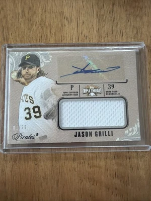 2014 Topps Triple Threads Baseball Unity Auto Jumbo Relic Jason Grilli 1/99! - Image 1 of 2
