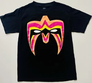 WWE Ultimate Warrior Wrestling T Shirt Size S Always Believe Legends Mask Black - Picture 1 of 5