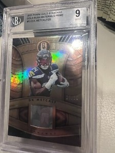 2021 Panini Gold Standard Gold Rush Materials DK Metcalf /25 Mint 9 Seahawks
