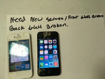 LOT OF 10 IPHONES  A138 A1349 A1332 A1387 VARIOUS STATES SEE DETAILS - Image 1 of 4