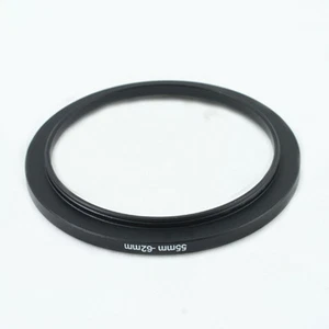 55-62mm 55mm to 62mm Step-Up Metal Filter Ring Adapter Black 52-62 - Picture 1 of 2