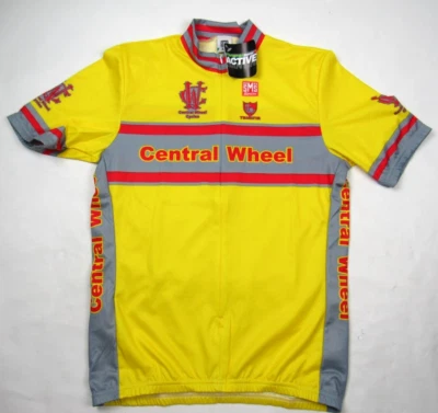 Camiseta deportiva de ciclismo de carreras Santini SMS Central Wheel CT cremallera completa talla XXL nueva con etiquetas Foto 1 de 4