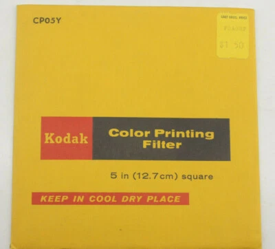 Kodak CP05Y Color Printing Gelatin Filter - 5" Square   - New - F30 - Image 1 of 2