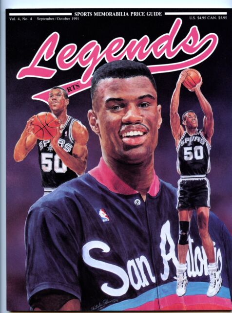 LEGENDS VOL. 4 NO. 4 - DAVID ROBINSON - W/CARDS - SEPT/OCT 1991