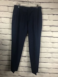 NWT Calvin Klein Slim Fit Mens Size 33Wx30L Stretch Suit Seperates Blue Pants - Picture 1 of 10