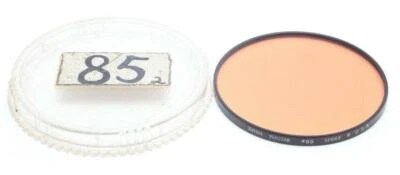 Excellent Tiffen Photar #85 Series 9 Filter With Case #F1075 - Image 1 of 2