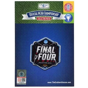2023 Houston NCAA Herren Basketball Final Four Patch Miami UCONN San Diego State - Bild 1 von 2