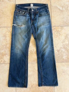TRUE RELIGION mens jeans size 34 BILLY - Picture 1 of 10