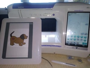Excellent Brother Quattro 6700D Disney Sewing/Embroidery Machine Low Stitches - Picture 1 of 12