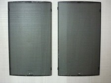 Für CANTON 352: Lautsprecher-Frontgitter Metall Lochblech schwarz, zum klemmen