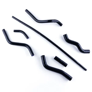 For Honda CR125 CR125R 1990-1997 1994 1995 1996 Silicone Radiator Hose Black - Picture 1 of 7