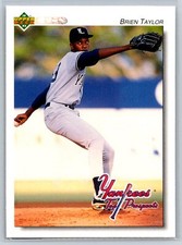 1992 Upper Deck Minor League Brien Taylor Rookie New York Yankees RC #265