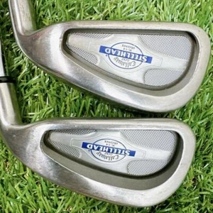Callaway Steelhead X-14 Iron Set #3-4 2 Clubs Original Steel - Picture 1 of 7
