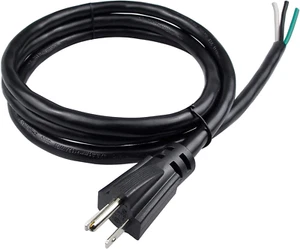 6Ft 12 Gauge 3 Prong Heavy Duty Replacement Power Supply Cord Cable 110V 115V 12 - Afbeelding 1 van 12