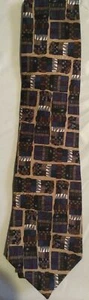 Martin Wong Mens Tie Silk Made In USA. 56” Length - Picture 1 of 3