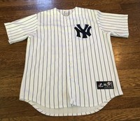 New York Yankees Curtis Granderson MLB Majestic MLB Stitched Jersey Size Large