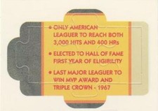 1990 Donruss Carl Yastrzemski Puzzle #16 Yastrzemski Puzzle 16-18 NM-MT Red Sox